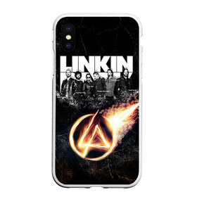 Чехол для iPhone XS Max матовый с принтом Linkin Park в Белгороде, Силикон | Область печати: задняя сторона чехла, без боковых панелей | linkin park | rock | линкин парк | рок