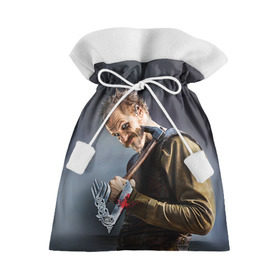 Подарочный 3D мешок с принтом Флоки в Белгороде, 100% полиэстер | Размер: 29*39 см | vikings | вальхалла | викинги | рагнар лодброк | сериалы | флоки