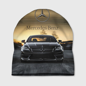 Шапка 3D с принтом Mercedes в Белгороде, 100% полиэстер | универсальный размер, печать по всей поверхности изделия | amg | benz | mercedes | бенс | бенц | мерседес