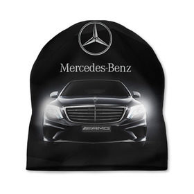 Шапка 3D с принтом Mercedes в Белгороде, 100% полиэстер | универсальный размер, печать по всей поверхности изделия | Тематика изображения на принте: amg | benz | mercedes | бенс | бенц | мерседес