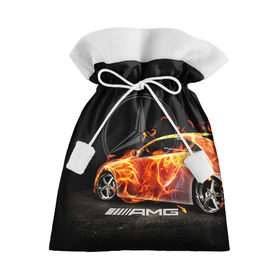 Подарочный 3D мешок с принтом Mercedes в Белгороде, 100% полиэстер | Размер: 29*39 см | amg | benz | mercedes | бенс | бенц | мерседес