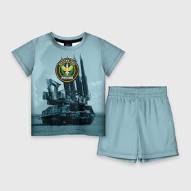 Детский костюм с шортами 3D с принтом Войска Противовоздушной обороны в Белгороде,  |  | армия | войска | всадники апокалипсиса | пво | ракетчики | тополя