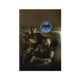 Обложка для паспорта матовая кожа с принтом Военная разведка в Белгороде, натуральная матовая кожа | размер 19,3 х 13,7 см; прозрачные пластиковые крепления | Тематика изображения на принте: разведка