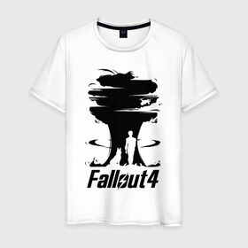 Мужская футболка хлопок с принтом Fallout 4: взрыв в Белгороде, 100% хлопок | прямой крой, круглый вырез горловины, длина до линии бедер, слегка спущенное плечо. | fallout | fallout 4: взрыввзрыв | апокалипсис | игры | подарок | ядерный