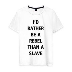 Мужская футболка хлопок с принтом Мэрил Стрип в Белгороде, 100% хлопок | прямой крой, круглый вырез горловины, длина до линии бедер, слегка спущенное плечо. | slave | бунтарь | мерил | мерил стрип | раб | стрип | суфражистка | юмор