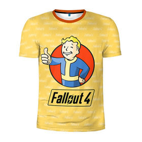 Мужская футболка 3D спортивная с принтом Fallout в Белгороде, 100% полиэстер с улучшенными характеристиками | приталенный силуэт, круглая горловина, широкие плечи, сужается к линии бедра | fallout | бункер | постапокалиптические | фалаут | фаллаут | фолаут | фоллаут