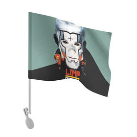 Флаг для автомобиля с принтом Limp Bizkit в Белгороде, 100% полиэстер | Размер: 30*21 см | bizkit | limp | limp bizkit | бизкит | лимп | лимп бизкит | лимпбизкит | рок