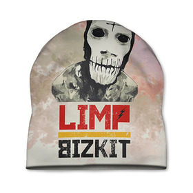 Шапка 3D с принтом Limp Bizkit в Белгороде, 100% полиэстер | универсальный размер, печать по всей поверхности изделия | bizkit | limp | limp bizkit | бизкит | лимп | лимп бизкит | лимпбизкит | рок