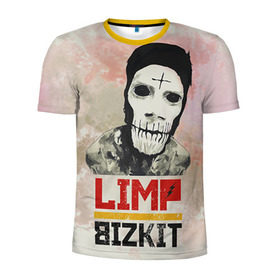 Мужская футболка 3D спортивная с принтом Limp Bizkit в Белгороде, 100% полиэстер с улучшенными характеристиками | приталенный силуэт, круглая горловина, широкие плечи, сужается к линии бедра | bizkit | limp | limp bizkit | бизкит | лимп | лимп бизкит | лимпбизкит | рок