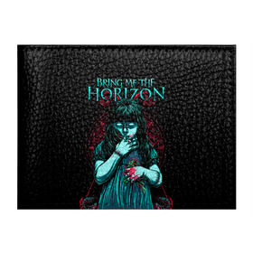 Обложка для студенческого билета с принтом Bring Me The Horizon в Белгороде, натуральная кожа | Размер: 11*8 см; Печать на всей внешней стороне | bmth | bring me the horizon | hardcore | rock | музыка | рок