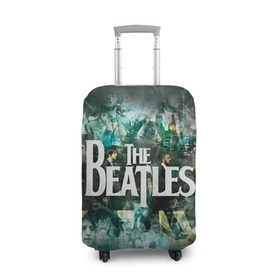 Чехол для чемодана 3D с принтом The Beatles в Белгороде, 86% полиэфир, 14% спандекс | двустороннее нанесение принта, прорези для ручек и колес | beatles | rock | the beatles | битлз | битлс | битлы | рок
