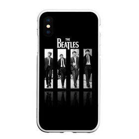 Чехол для iPhone XS Max матовый с принтом The Beatles в Белгороде, Силикон | Область печати: задняя сторона чехла, без боковых панелей | Тематика изображения на принте: beatles | rock | the beatles | битлз | битлс | битлы | рок