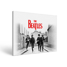 Холст прямоугольный с принтом The Beatles в Белгороде, 100% ПВХ |  | beatles | rock | the beatles | битлз | битлс | битлы | рок