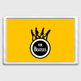 Магнит 45*70 с принтом The Beatles в Белгороде, Пластик | Размер: 78*52 мм; Размер печати: 70*45 | beatles | rock | the beatles | битлз | битлс | битлы | рок