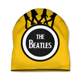 Шапка 3D с принтом The Beatles в Белгороде, 100% полиэстер | универсальный размер, печать по всей поверхности изделия | beatles | rock | the beatles | битлз | битлс | битлы | рок