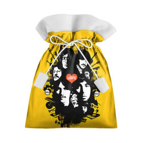 Подарочный 3D мешок с принтом The Beatles в Белгороде, 100% полиэстер | Размер: 29*39 см | beatles | rock | the beatles | битлз | битлс | битлы | рок