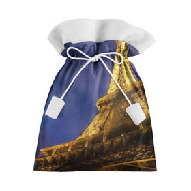 Подарочный 3D мешок с принтом Эйфелева башня в Белгороде, 100% полиэстер | Размер: 29*39 см | Тематика изображения на принте: париж | эйфелева башня