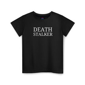Детская футболка хлопок с принтом Bones Sesh Death Stalker в Белгороде, 100% хлопок | круглый вырез горловины, полуприлегающий силуэт, длина до линии бедер | bones | death stalker | deathstalker | rap | rapteamsesh | sesh | teamsesh