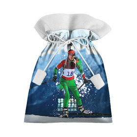 Подарочный 3D мешок с принтом Биатлон в Белгороде, 100% полиэстер | Размер: 29*39 см | biathlon | sport | winter | биатлон | биатлонисты | зимние виды спорта | спорт | стрельба