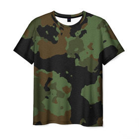 Мужская футболка 3D с принтом Камуфляж Вельветовый эффект в Белгороде, 100% полиэфир | прямой крой, круглый вырез горловины, длина до линии бедер | camo | camouflage | military | камо