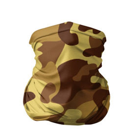 Бандана-труба 3D с принтом Пустынный камуфляж в Белгороде, 100% полиэстер, ткань с особыми свойствами — Activecool | плотность 150‒180 г/м2; хорошо тянется, но сохраняет форму | camo | camouflage | military | камо