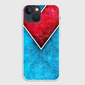Чехол для iPhone 13 mini с принтом Grunge в Белгороде,  |  | гранж | красный | полосы | текстуры