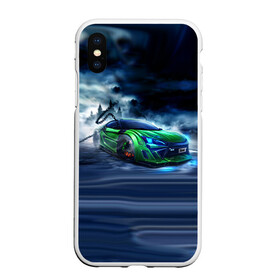 Чехол для iPhone XS Max матовый с принтом Toyota FT-86 в Белгороде, Силикон | Область печати: задняя сторона чехла, без боковых панелей | Тематика изображения на принте: ft 86 | toyota | тоёта | тойота