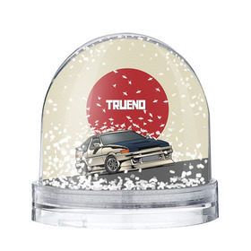Снежный шар с принтом Toyota Trueno ae86 в Белгороде, Пластик | Изображение внутри шара печатается на глянцевой фотобумаге с двух сторон | 86 | corolla | crane | hachiroku | jdm | toyota | trueno | ае86 | журавлики | тоёта | тойота | труено | хачироку | япония