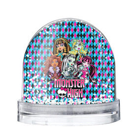 Водяной шар с принтом Monster High в Белгороде, Пластик | Изображение внутри шара печатается на глянцевой фотобумаге с двух сторон | Тематика изображения на принте: монстер хай