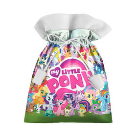 Подарочный 3D мешок с принтом My Little Pony в Белгороде, 100% полиэстер | Размер: 29*39 см | friendship is magic | mlp | my little pony | pinky pie | pony | swag | дружба | литл пони | мой маленький пони | пони | поняши | поняшки | сваг | свэг | чудо
