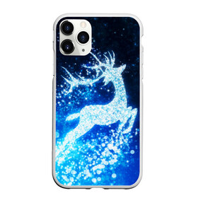 Чехол для iPhone 11 Pro матовый с принтом Новогодний олень в Белгороде, Силикон |  | christmas | deer | год | рождество