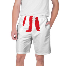 Мужские шорты 3D с принтом Boom Stick в Белгороде,  полиэстер 100% | прямой крой, два кармана без застежек по бокам. Мягкая трикотажная резинка на поясе, внутри которой широкие завязки. Длина чуть выше колен | 