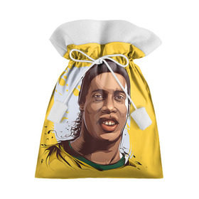 Подарочный 3D мешок с принтом Ronaldinho в Белгороде, 100% полиэстер | Размер: 29*39 см | Тематика изображения на принте: football | ronaldinho | роналдиньо | футбол | футболист