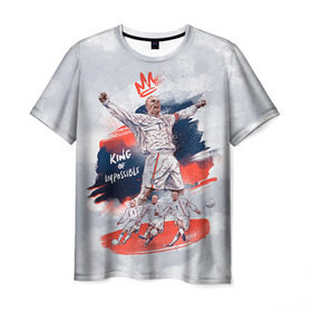 Мужская футболка 3D с принтом Beckham в Белгороде, 100% полиэфир | прямой крой, круглый вырез горловины, длина до линии бедер | beckham | football | manchestar | real madrid | бекхем | бэкхем | дэвид бэкхем | манчестер юнайтед | реал мадрид | футбол | футболист