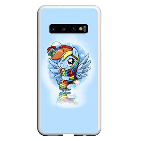 Чехол для Samsung Galaxy S10 с принтом My Little Pony в Белгороде, Силикон | Область печати: задняя сторона чехла, без боковых панелей | friendship is magic | mlp | my little pony | new year | pinky pie | swag | дружба   это чудо | мой маленький пони | новый год | пони | поняши | поняшки | с новым годом | сваг | свэг