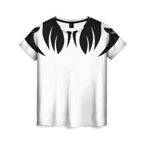 Женская футболка 3D с принтом Гармония в облике в Белгороде, 100% полиэфир ( синтетическое хлопкоподобное полотно) | прямой крой, круглый вырез горловины, длина до линии бедер | гармония | гармония в обликесобака | кошка | облик | попугай