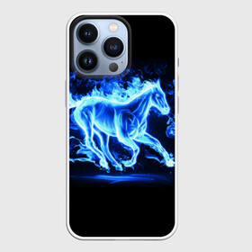 Чехол для iPhone 13 Pro с принтом Ледяной конь в Белгороде,  |  | арт | лёд | лошадь | огонь | пламя