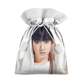 Подарочный 3D мешок с принтом Jeon Jung Kook в Белгороде, 100% полиэстер | Размер: 29*39 см | bangtan | bangtan boys | bts | bulletproof boy scouts | jeon jung kook | jungkook | k pop | korea | kpop | бантаны | гук | гукки | к поп | корея | кпоп | чон гук | чон чон гук | чонгук