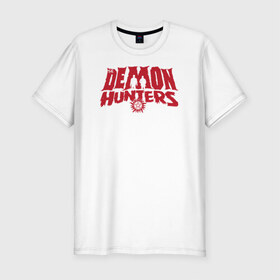 Мужская футболка премиум с принтом The Demon Hunters в Белгороде, 92% хлопок, 8% лайкра | приталенный силуэт, круглый вырез ворота, длина до линии бедра, короткий рукав | 