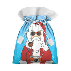 Подарочный 3D мешок с принтом Дед мороз в Белгороде, 100% полиэстер | Размер: 29*39 см | Тематика изображения на принте: 2016 | christmas | hipster | new year | дед мороз | животные | нг | новый год | рождество | с новым годом | санта | хипстер