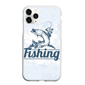 Чехол для iPhone 11 Pro матовый с принтом Рыбалка в Белгороде, Силикон |  | fishing | рыба | рыбак | рыбалка | туризм
