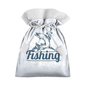 Подарочный 3D мешок с принтом Рыбалка в Белгороде, 100% полиэстер | Размер: 29*39 см | Тематика изображения на принте: fishing | рыба | рыбак | рыбалка | туризм