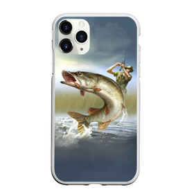 Чехол для iPhone 11 Pro матовый с принтом Щука в Белгороде, Силикон |  | fishing | рыба | рыбак | рыбалка | туризм | щука