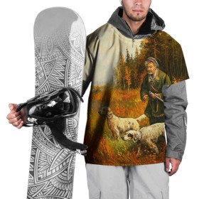 Накидка на куртку 3D с принтом Охота в Белгороде, 100% полиэстер |  | Тематика изображения на принте: hunting | камуфляж | охота | охотник | собака | туризм