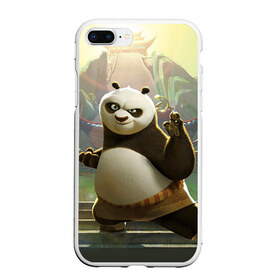 Чехол для iPhone 7Plus/8 Plus матовый с принтом Кунг фу панда в Белгороде, Силикон | Область печати: задняя сторона чехла, без боковых панелей | kung fu | kung fu panda | panda | кунг фу | кунг фу панда | кунгфу | панда. кунг фу | по