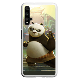 Чехол для Honor 20 с принтом Кунг фу панда в Белгороде, Силикон | Область печати: задняя сторона чехла, без боковых панелей | kung fu | kung fu panda | panda | кунг фу | кунг фу панда | кунгфу | панда. кунг фу | по