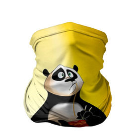 Бандана-труба 3D с принтом Кунг фу панда в Белгороде, 100% полиэстер, ткань с особыми свойствами — Activecool | плотность 150‒180 г/м2; хорошо тянется, но сохраняет форму | Тематика изображения на принте: kung fu | kung fu panda | panda | кунг фу | кунг фу панда | кунгфу | панда. кунг фу | по