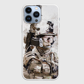 Чехол для iPhone 13 Pro Max с принтом ФСБ Альфа в Белгороде,  |  | Тематика изображения на принте: армия | военный | рф | служба | стрелок | структура