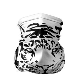 Бандана-труба 3D с принтом Тигр в Белгороде, 100% полиэстер, ткань с особыми свойствами — Activecool | плотность 150‒180 г/м2; хорошо тянется, но сохраняет форму | взгляд | тигр | трафарет | хищник
