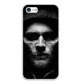 Чехол для iPhone 5/5S матовый с принтом Sons Of Anarchy в Белгороде, Силикон | Область печати: задняя сторона чехла, без боковых панелей | sons of anarchy | анархии | сыны